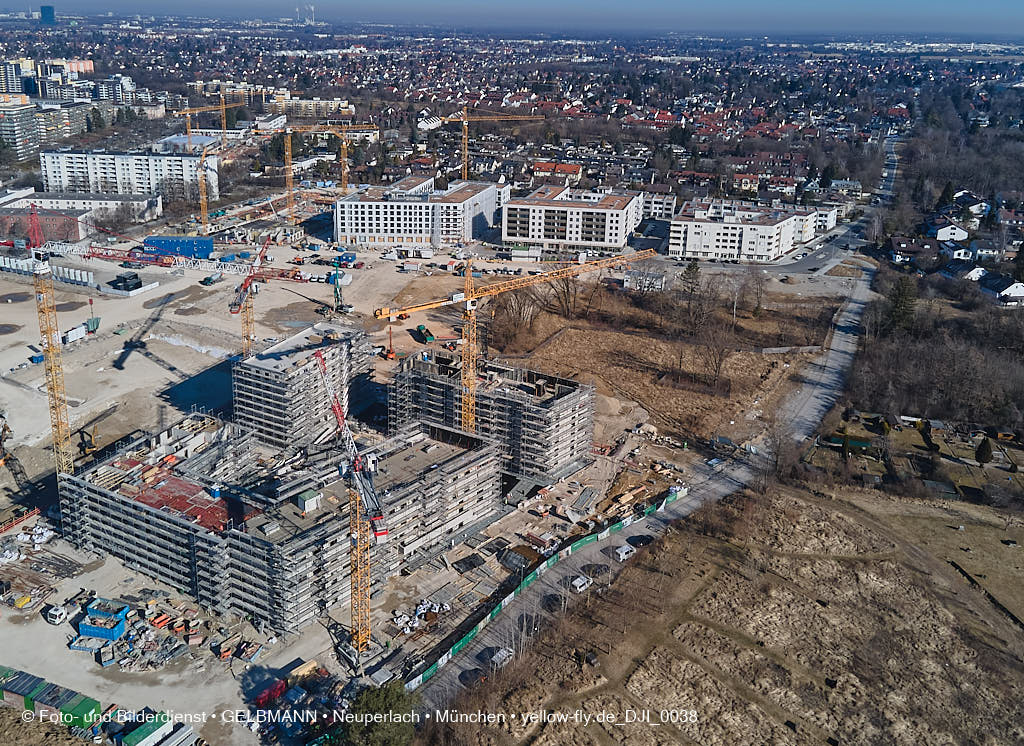 09.03.2022 - Baustelle PANDIONVERDE in Neuperlach  09.03.2022 - Baustelle PANDIONVERDE in Neuperlach